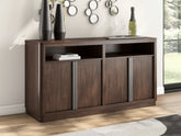 Bay Furniture Gallery - Ashley Furniture - Dilenno Dining Server - Dining Room Server / Dark Brown - PCD857-60